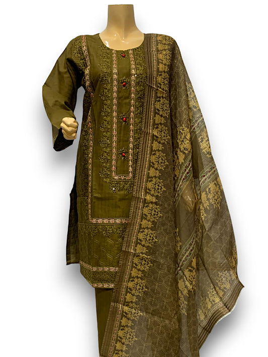 FCM(SC)-0037-MEHANDI GREEN