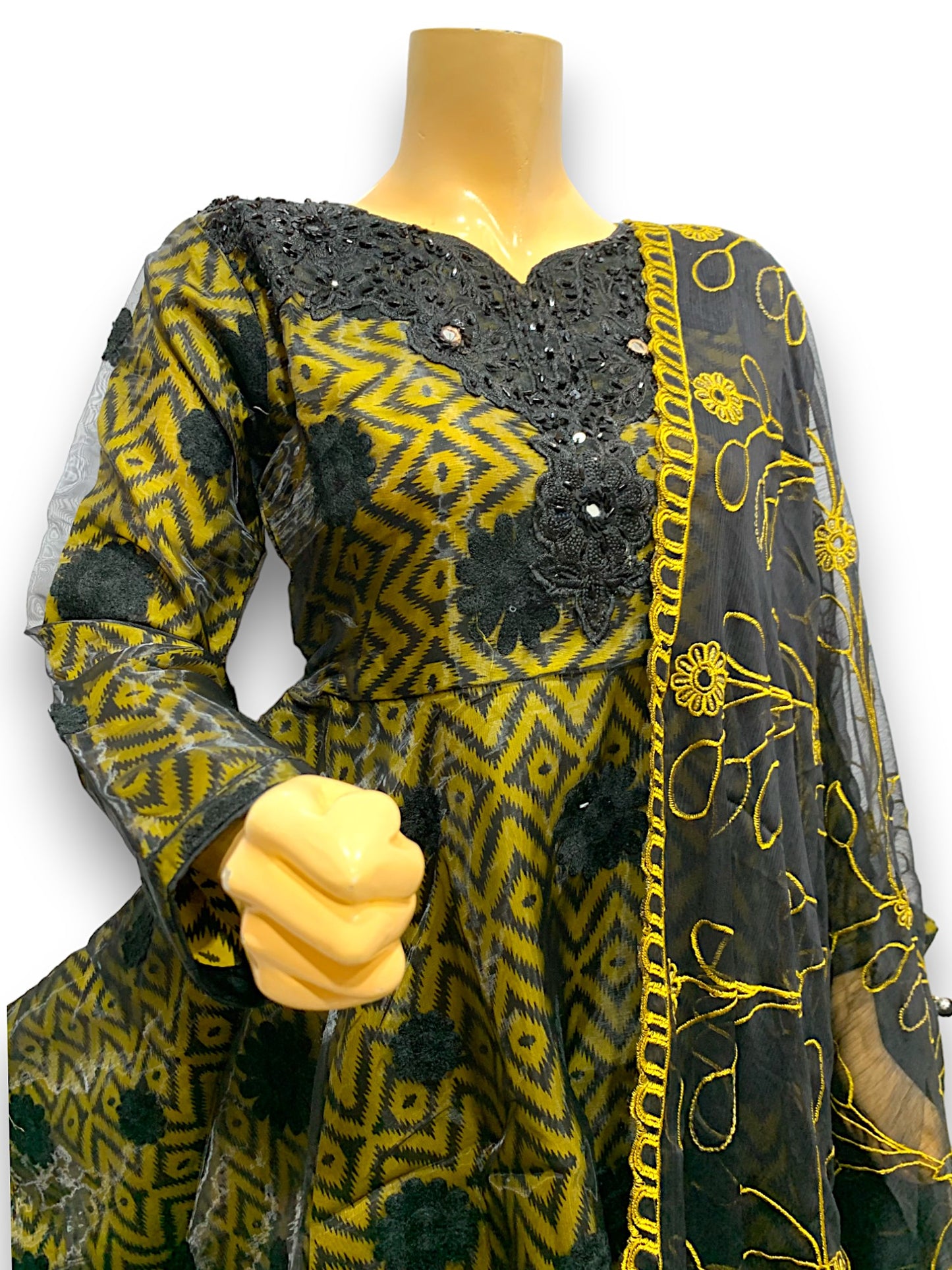 FOH-00254-MUSTARD,BLACK